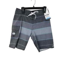 Billabong All Day Heather Pro Swim Trunks All Day Heat, Size 29, Gray and Blue