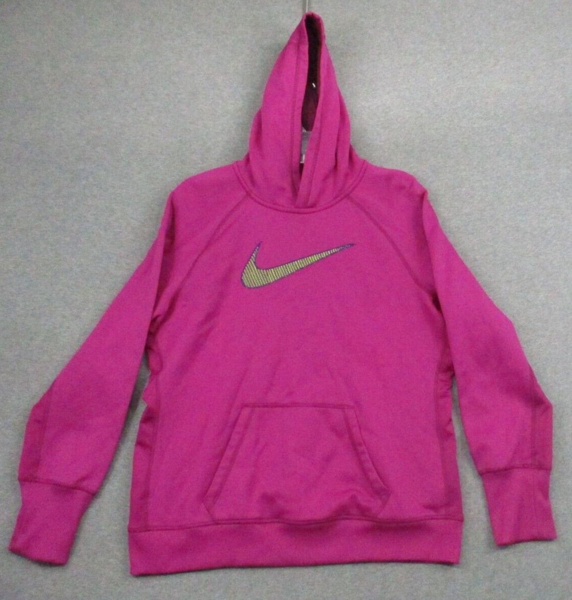 Nike Therma-Fit Training Hoodie Women XL Purple Multicolor Swoosh