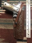 Fits Colt Springfield Citadel Model 1911 Leather Holster Floral Tom Threepersons — photo 1
