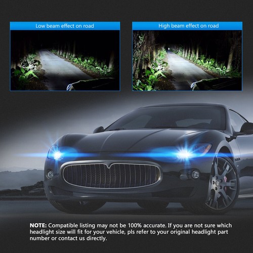 MOSTPLUS 80W 8000LM LED Headlight High Low Beam 9007 HB5 6000K Bulbs One Pair - Picture 6 of 6