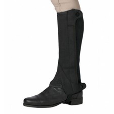 OVATION Women's Elite Amara Ribbed Horse Riding Half Chap - Sizes 464331BLK