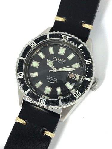 RARE CITIZEN CHALLENGE DIVER 62-6198, RED DATE, SERVICED MOVEMENT! - Picture 7 of 14