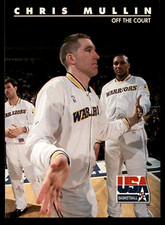 1992 Skybox USA - Chris Mullin #59 - Off The Court - Golden State Warriors Card