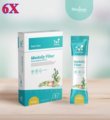 6X Medaily Pro Fiber Powder Drink Prebiotic Probiotic Help Excretion Supplement