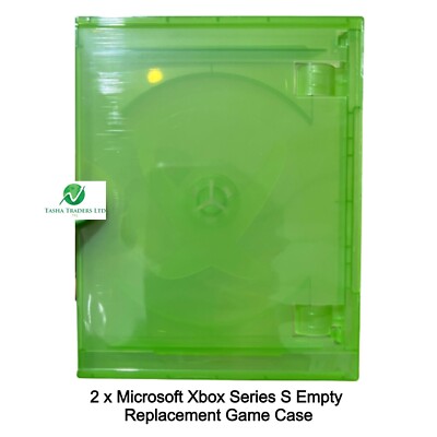 Microsoft Xbox Series S volle Höhe Hülle Ersatz Original-Zubehör-Hersteller leere Spielhülle x 2