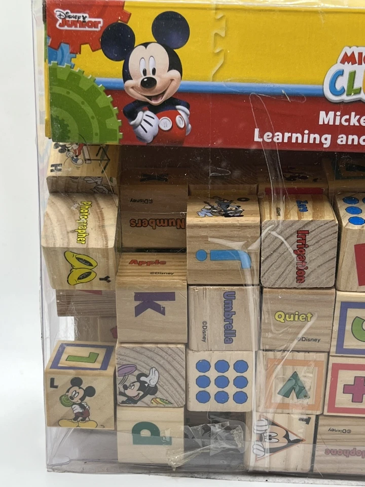 Disney Mickey Mouse Clubhouse Mickey & Minnie Learn & Grow Set of 40 Blocks Set - Image 4 of 4