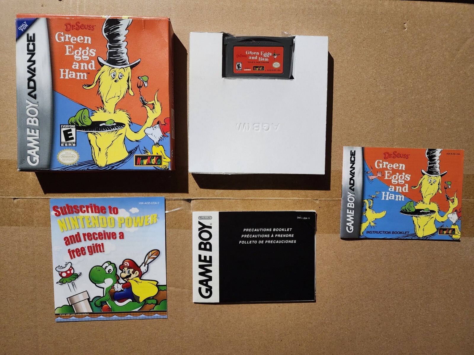 Dr. Seuss: Green Eggs and Ham (Game Boy Advance GBA) Complete! EX to NM!