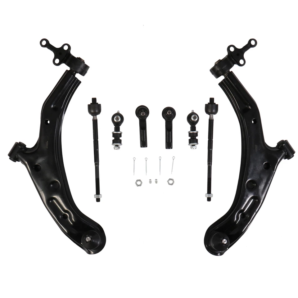 8PCS Front LH+ RH Lower Control Arms & Ball Joint For 2000-2006 Nissan Sentra - Image 2 of 4