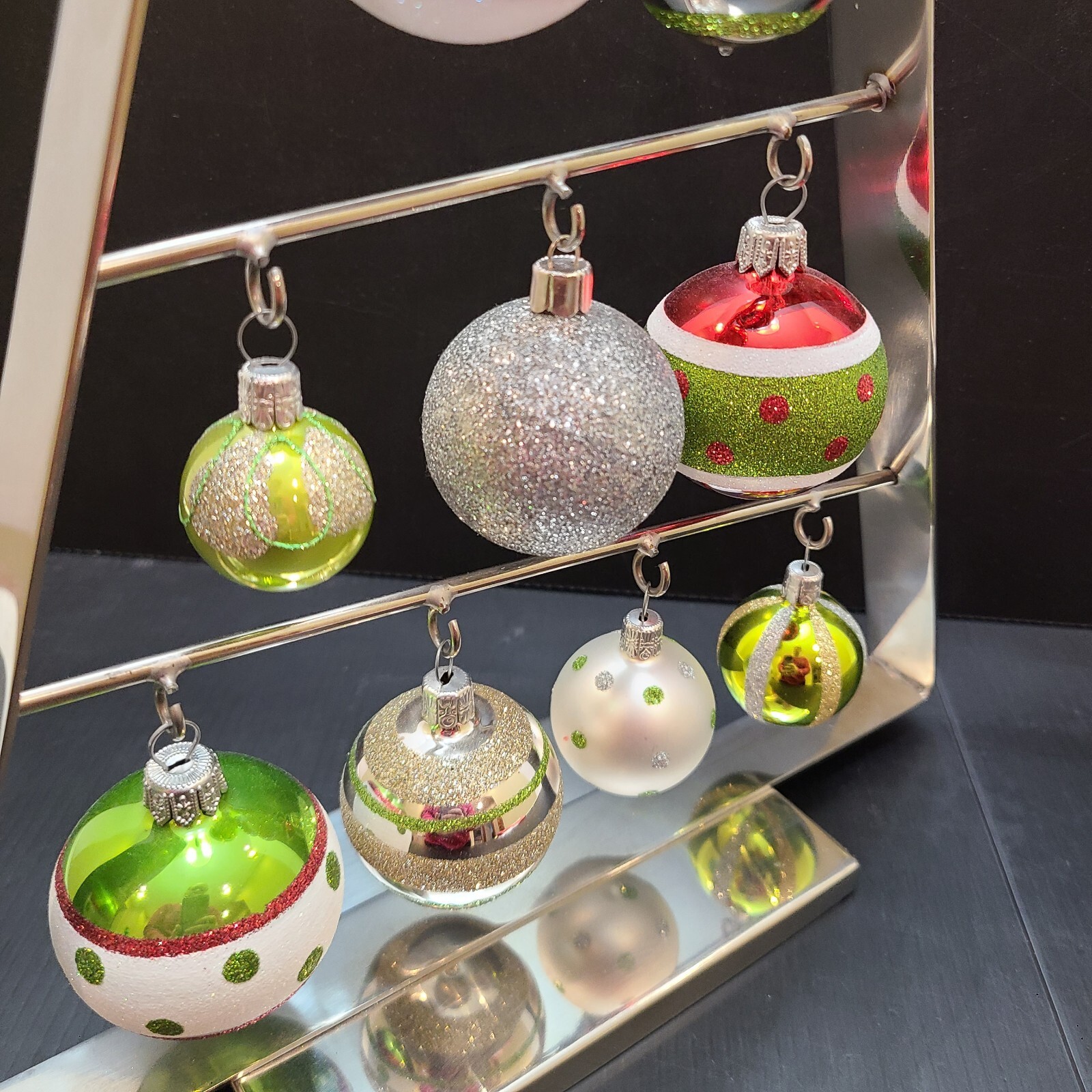 Crate & Barrel 10 Christmas Tree Ornament Holder Frame 17X10.5 eBay