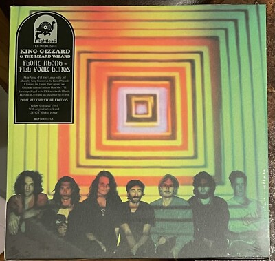 KING GIZZARD LIZARD WIZARD Float LP YELLOW Migrate Houses Murlocs Almacknjack