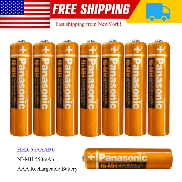 Panasonic AAA NIMH Rechargeable Battery 550mAh 1.2V for Cordless