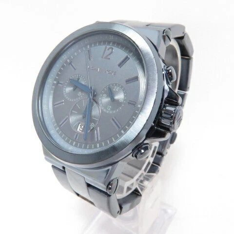 MICHAEL KORS MK8655 RUNWAY Orologio da polso Uomo Quarzo Blu Analogico con Scatola