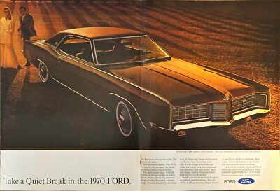 1969 Advertisement For 1970 Ford LTD Brougham 2-door Hardtop