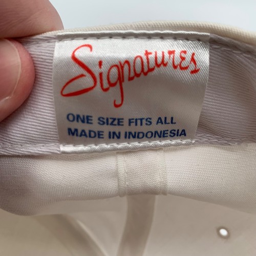 Indiana Hoosiers NCAA Vintage Signatures Snapback Hat White - Picture 5 of 5
