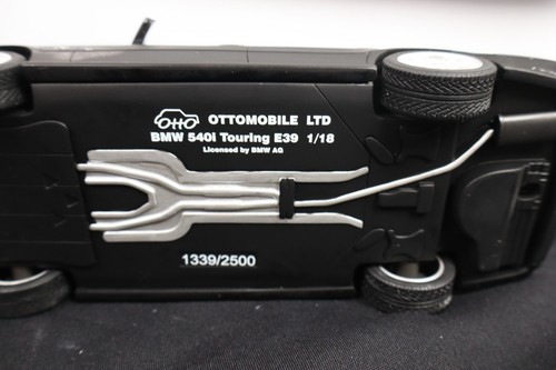 1/18 OTTO 2001 BMW E39 540 540i Touring M Package Black Diecast Model Car OT1013 - Picture 2 of 5