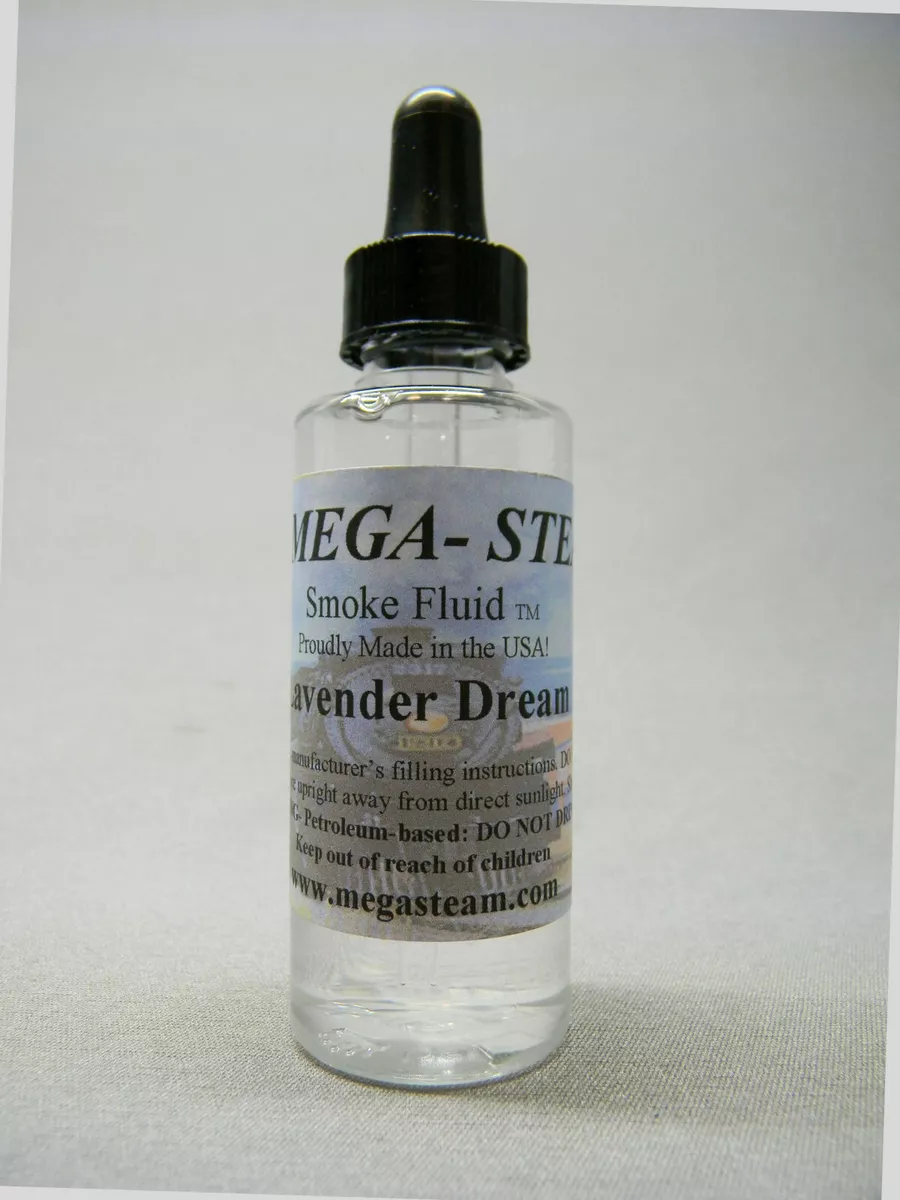 JT s MEGA STEAM LAVENDER DREAM SCENTED SMOKE FLUID train lionel