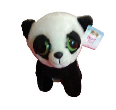 Plüsch Panda mit Glubsch Augen /Etikett 15 cm klein DREAMY EYES