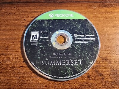 The Elder Scrolls Online Summerset Xbox One - Disc Only 93155172920| eBay
