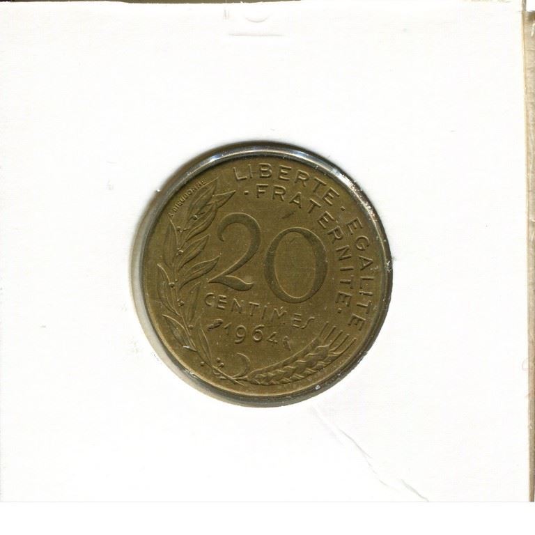 20 CENTIMES 1964 FRANCE Coin French Coin #AK873U | eBay