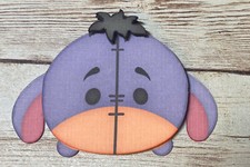 Eeyore Head paper piecing premade piecing for scrapbook die cut CFAIRIES