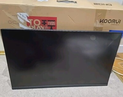 Koorui 27GN02 Computer Monitor *defektes LCD wie abgebildet, ohne Ständer* nur Teile 27''