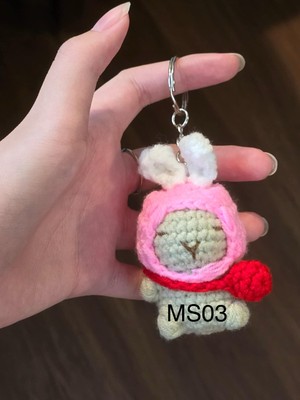 Capybara- Cute Crochet Keychain, Handmade Key Chain for backpack