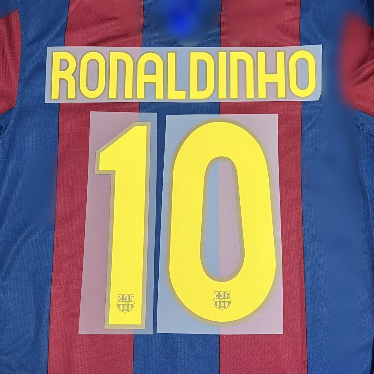 Barcelona RONALDINHO #10 Home / Away name print and number 2007/08