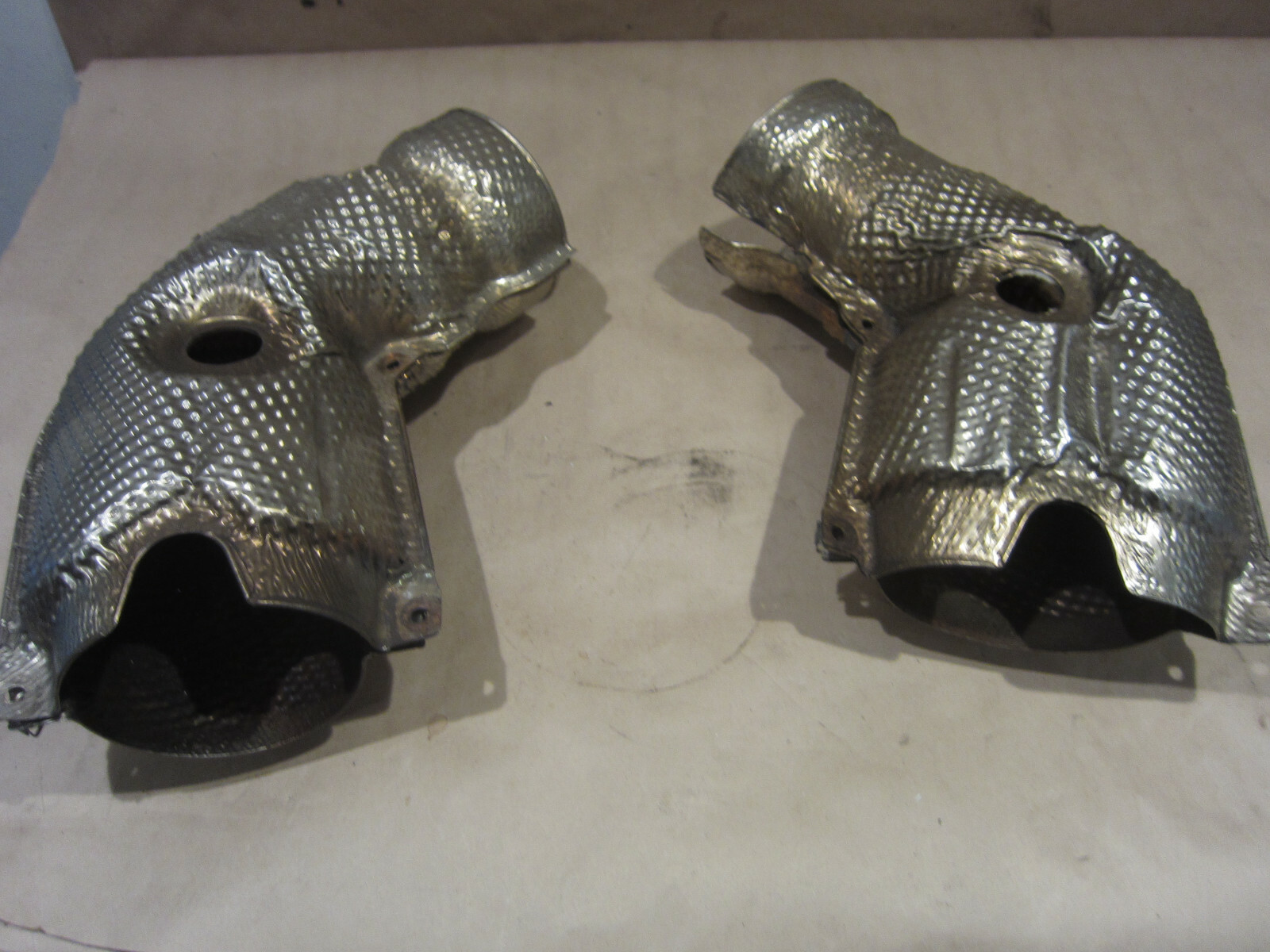 McLaren 570S - Catalitic Converter Shields Set Of LH & RH Shields -P/N 11E0152CP