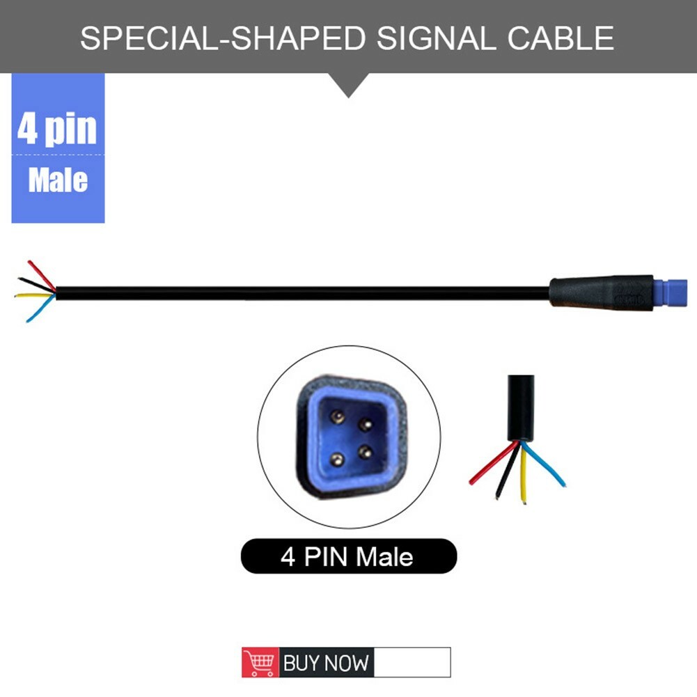 Câble D'extension 5 Broches Pour écran De Vélo électrique Bafang – étanche IP65, Longueur 57 Cm, Remplacement Compatible Interfaces Identiques