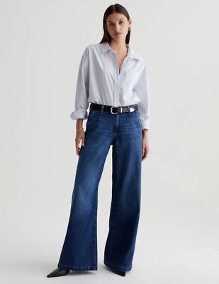 Ag Stella Jeans Size 27 Low Slung Palazzo