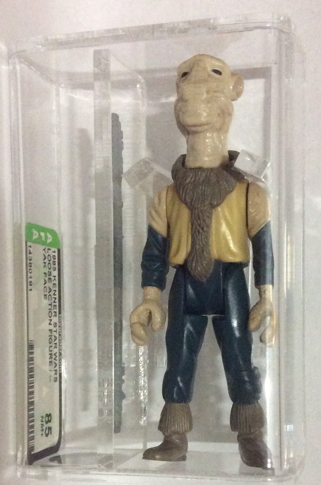 Vintage Star Wars Last 17 POTF Yak Face AFA 85 Vintage Star Wars Last 17 POTF Yak Face AFA 85