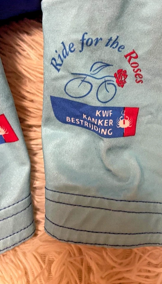 Винтажные велосипедные шорты-комбинезон 90-х SMS Santini CWZN Ride For The Roses размер L - Изображение 2 из 4