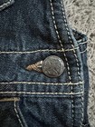 EUC OshKosh B'gosh Denim Overalls Baby Girl Boy Size 24M Fleece Lined Dark Wash — photo 8