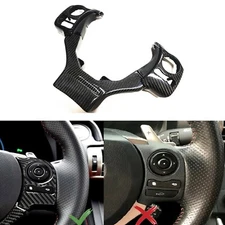Carbon Fiber Car Steering Wheel Cover Kit For LEXUS IS250 NX200t 300h 2014-2018