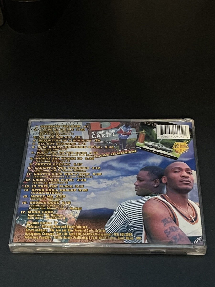 D Of Trinity Garden Cartel I LOVE N.I.G.G.A.Z. CD RARE OOP SCREW