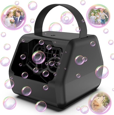 Bubble Machine,Automatic Bubble Blower, Bubble Machine for Kids and Toddler lPor