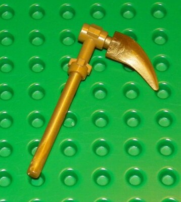 LEGO Ninjago Minifig, Weapon Golden Samurai Scythe Pearl