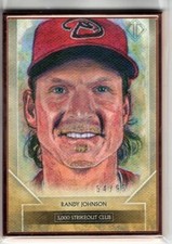 2020 Topps Transcendent RANDY JOHNSON Club Members FRAMED ART SKETCH CARD 54/95