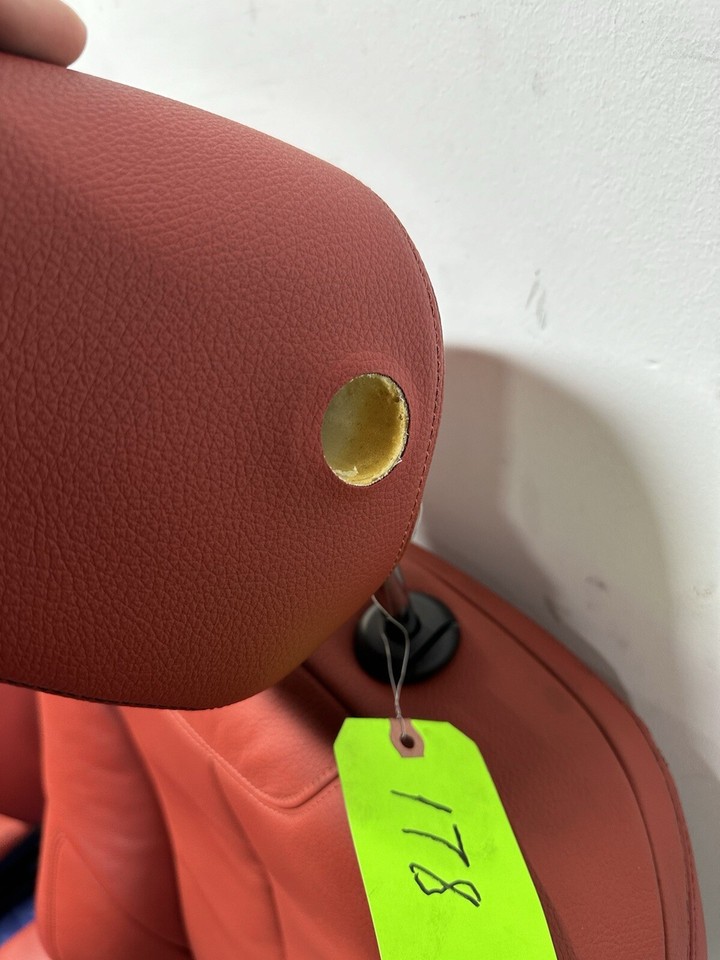 1218 OEM BMW F30 335i 340i Sedan RED Dakota Leather Interior Heated