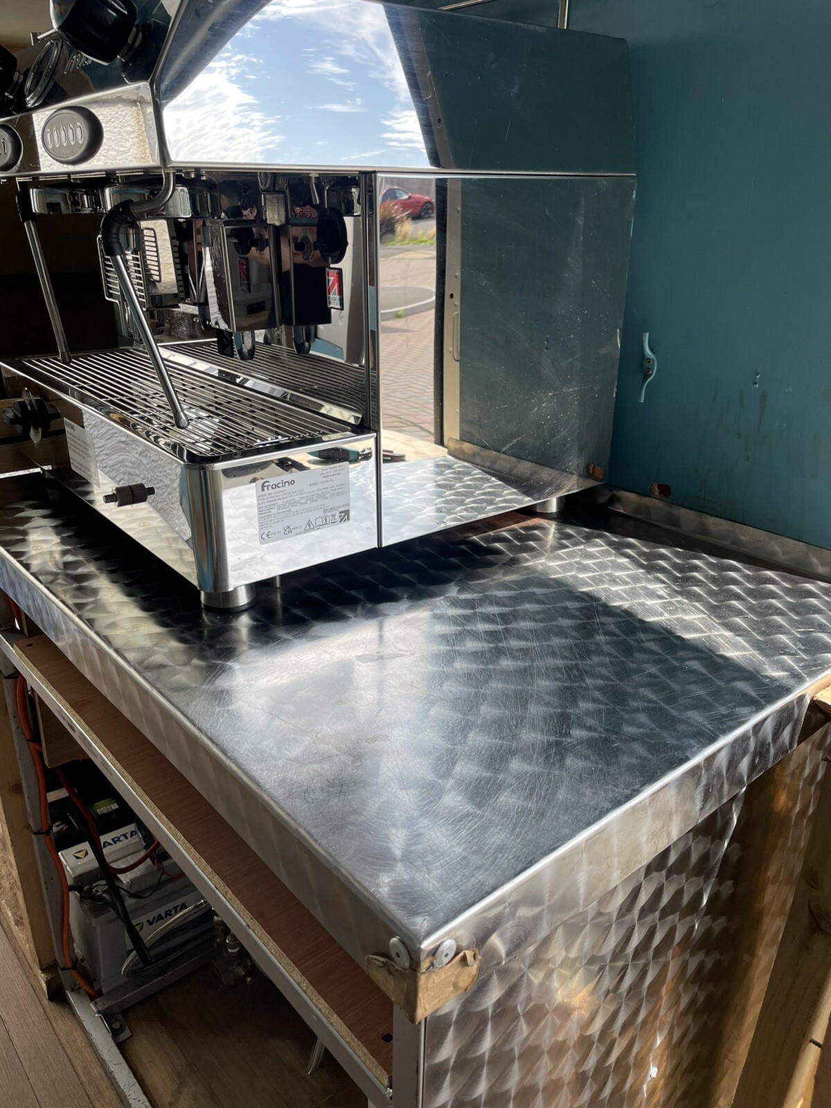 fracino coffee machine dual fuel machine for off grid/mobile coffee van eBay