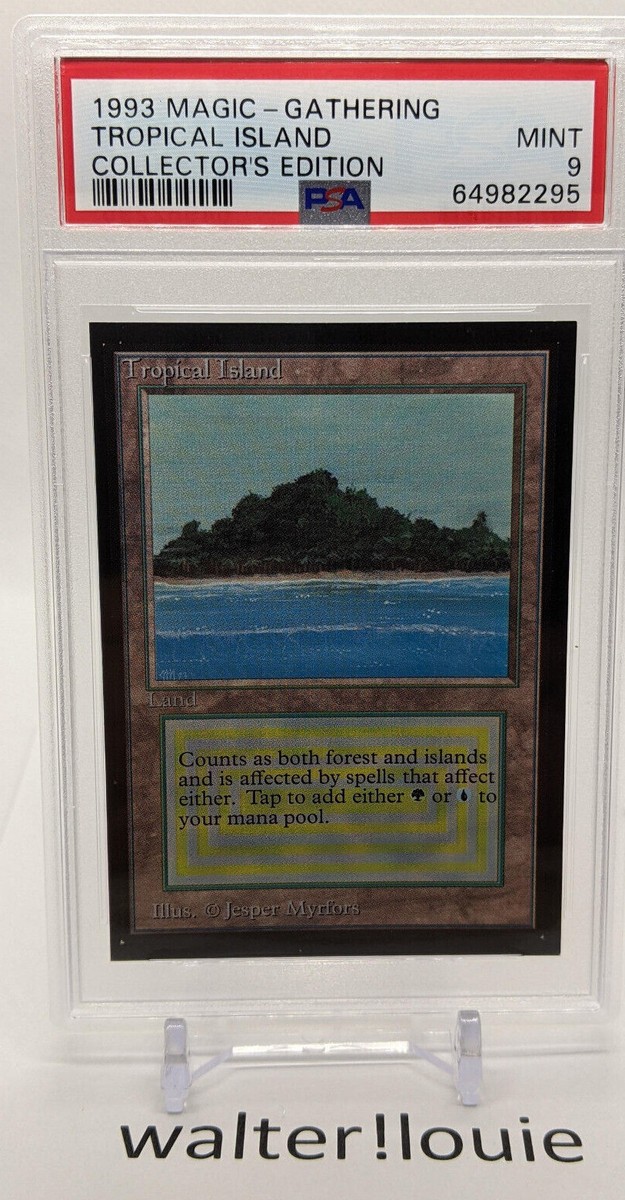 MTG Magic the Gathering Tropical Island CE Collector's MTG Magic the Gathering Tropical Island CE Collector's