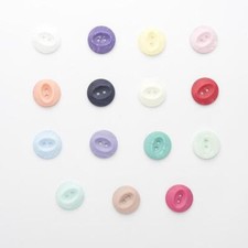 10 x Oval Centre Buttons with Random Chalk Style Design Effect 15mm 19mm 