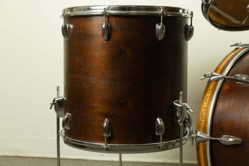1970s Slingerland "New Rock" Natural Mahogany Drum Set - Picture 11 of 20