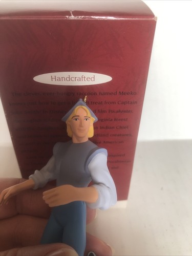 Hallmark Andenken Disney Pocahontas Weihnachtsschmuck Captain John Smith Meeko - Bild 12 von 12