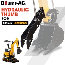 BAUMR-AG Hydraulic Thumb for BSR8000 Mini Excavator 17.5MPa of Gripping Power