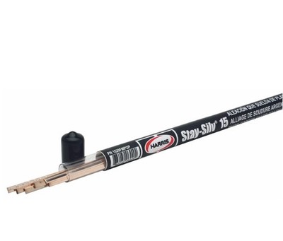 Harris Stay Silv 15 15% Silver Brazing Alloy Rods HVAC 1/4lb Qty (7 Rods)