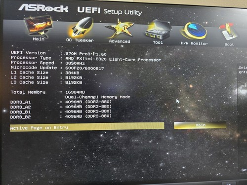 ASRock 970M Pro3 DDR3 RAM, AMD Fx-8320, 16 Gb Ram (80-MXGXE0-A1A12) Motherboard - Picture 4 of 6