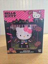 Hello Kitty Inflatable Halloween skeleton neon bones 3 FT Light Up New In Box