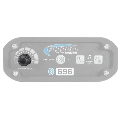 Rugged Radios for Replacement Volume and VOX Knob Set for 696 696 Plus and STX