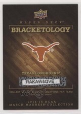 2014-15 Upper Deck NCAA March Madness Collection Scratched Texas Longhorns 3d1